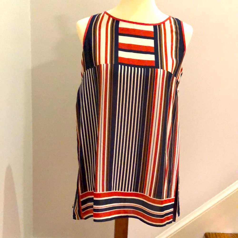 EUC Max Edition Striped Sleeveless Top